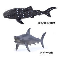Hot Sale solide Vinyl PVC Kunststoff Meer Meeres lebewesen Tier 3D Figur Modell PVC Walhai Spielzeug