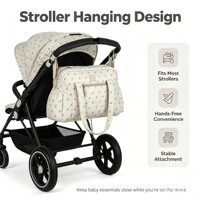 Sac à langer matelassé élégant pour femme, sac de voyage pour bébé avec matelas à langer, sac à main à bandoulière pour maman