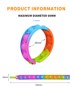 Bong Bóng Pop Silicone Cảm Giác Fidget Đồ Chơi Pop Fidget Đồ Chơi Đơn Giản Fidget Nút Keychain Đồ Chơi - Product Image 5