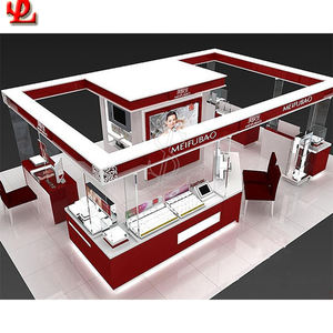 Kiosque de maquillage et de blanchiment des dents à LED de style <span class=keywords><strong>salon</strong></span> souriant pour centres commerciaux avec design écologique - Product Image 2