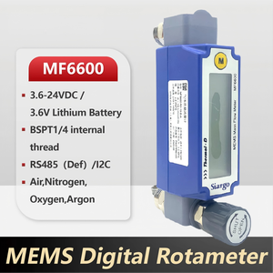 MEMS <strong>Mass</strong> <strong>Flow</strong> <strong>Meter</strong> Digital Gas BSPT 1/4 RS485 LCD Battery Powered Rotameter Alternative High Accuracy - Product Image 2