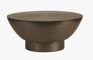 Ensemble de tables basses en métal modernes, tables d'appoint décoratives contemporaines, meubles de salon, finition dorée, design à motifs géométriques - Product Image 3