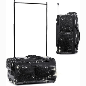 Free Sample Rolling Travel Duffel Bag with Garment Rack and Wheels Dance Custom Luxury Dance Garment Bag Personalized - Product Image 1