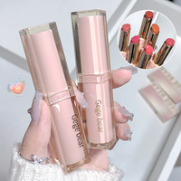 Rouge à lèvres brillant effet miroir, effet repulpant, huile d'avocat hydratante, éclaircissant pour lèvres foncées, teinte pêche estivale, formule bio