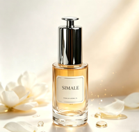 Bouteille en verre transparent de qualité supérieure pour huiles essentielles, avec compte-gouttes, fond épais, gravure de logo personnalisée, pour sérum de soin et mascara – Vente en gros