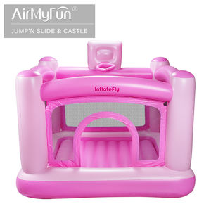 Castillo Inflable de PVC Air My Fun, Castillo Hinchable Rosa, Combo de Juegos Inflables para Uso Doméstico - Product Image 4