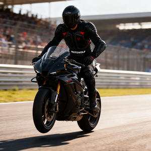 أول سترة أمان من الألياف للدراجات النارية ، بنطال لركوب الدراجات ، بدلة درع واقي للرجال ، قميص موتوكروس - Product Image 2