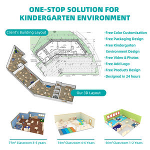 Ensemble de meubles en bois Montessori pour maternelle et garderie, bibliothèque d'étude et d'apprentissage pour enfants, étagère arbre pour centre de puériculture - Product Image 5