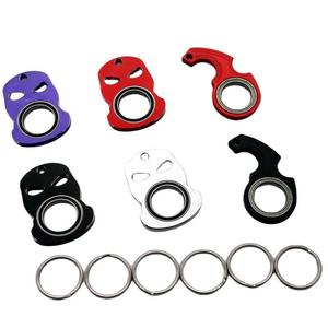 Matched With Key Fidget Keychain Spinner Cool Tide Play Can Be Gift DIY LED Anime Lightning Spinner Keychains