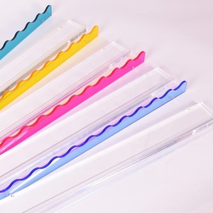 ชุดไพ่นกกระจอกอะคริลิกแม่เหล็กขนาด 17.5 นิ้ว พร้อมแ<span class=keywords><strong>ท</strong></span>่นวาง ตัวดันไพ่ ถาดเก็บแบบขอบโค้ง ฝาครอบใส สีสันสดใส - Product Image 5