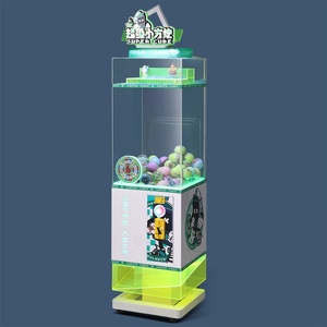 Hot Selling High Quality Coin-operated Mini Small <b>square</b> Twist Egg Machine Super Cube Capsule Toy Vending Machine - Product Image 5