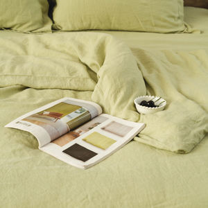 Draps en lin bio, draps pour sèche-linge, linge propre, linge <span class=keywords><strong>vert</strong></span>, parure de lit, <span class=keywords><strong>housse</strong></span> de couette - Product Image 4