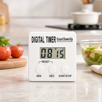Minuteur numérique magnétique personnalisé avec logo pour enfants, écran LCD, fonction Pomodoro, compte à rebours, alarme, idéal pour la cuisine et la pâtisserie