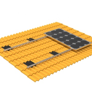 Yuens OEM Factory Solar <strong>Pv</strong> <strong>Module</strong> Tile Roof Farm <strong>Mounting</strong> Aluminum Rails Structures Racking Screw System Clamp <strong>Bracket</strong> - Product Image 6