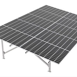 Support de montage au sol pour panneaux solaires en acier galvanisé de haute qualité, résistant aux vents (60 m/s) et aux charges de neige (3 KN/m²) - Vente Flash - Product Image 1