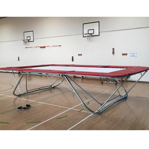 Chất Lượng Cao Hình Tiêu Chuẩn Cạnh Tranh Trampoline Khung Thể Dục Hình Chữ Nhật Trampoline Nhào lộn Trampoline Cho Cạnh Tranh - Product Image 1