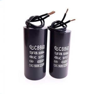 Condensateur Cbb60 3Uf 60Uf 450V pour démarrage de moteur de machine à laver, pompe à eau, compresseur d'air - Product Image 1