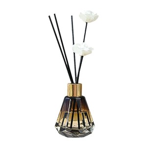 Bán buôn Gradient khuếch tán màu chai rỗng 60ml kim cương hình sậy khuếch tán chai với nắp vặn Vàng - Product Image 5