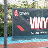 Spanduk Jaring Cetak Kustom Premium Anti UV, Spanduk Jaring Vinyl untuk Latar Belakang Pertunjukan Konser Luar Ruangan