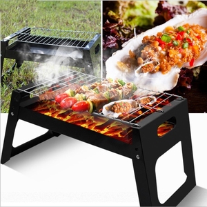 Portable pliant en acier inoxydable <span class=keywords><strong>Barbecue</strong></span> gril à charbon galvanisé sans fumée intérieur/extérieur bureau table fumeur <span class=keywords><strong>Camping</strong></span> <span class=keywords><strong>gaz</strong></span> - Product Image 4