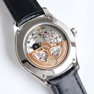 Montre de plongée en acier inoxydable, mouvement mécanique automatique, multifonctionnelle, phase de lune, alarme, montre-bracelet de luxe de haute qualité, 30 bars - Product Image 4