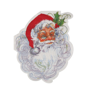Servilletas con forma única de temática navideña, pañuelos navideños de hotel con diseño de Papá Noel, sin alcohol, de doble capa, gruesos, para el hogar - Product Image 5