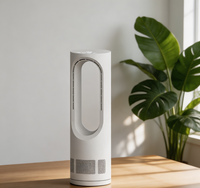 Ventilateur sans pales AZ430 15W avec écran LCD et minuterie, certifié BSCI ISO9001, 17 ans d'expérience, 69 brevets, pour une maison saine et un espace de vie équilibré