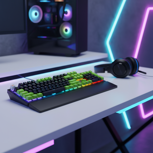 <span class=keywords><strong>Clavier</strong></span> de jeu Havit KB926L avec rétroéclairage LED RVB, <span class=keywords><strong>clavier</strong></span> à <span class=keywords><strong>membrane</strong></span> avec sensation <span class=keywords><strong>mécanique</strong></span>, 104 touches, <span class=keywords><strong>clavier</strong></span> de jeu pour PC - Product Image 3