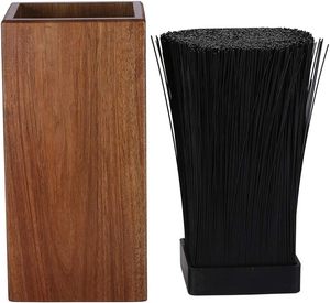 Porte-couteaux multifonctionnel écologique en bois d'acacia moderne avec poils pour accessoires <span class=keywords><strong>de</strong></span> cuisine à domicile - Product Image 6