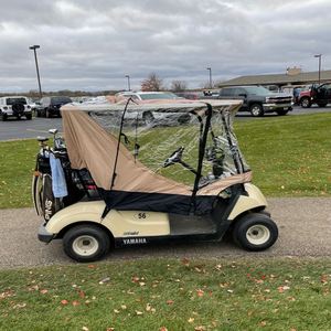 Cubierta Transparente para Carrito de Golf, Impermeable y Resistente al Viento, con Protección de 4 Lados y Logotipo Personalizado para Viajes de 2 Personas - Product Image 2