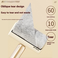Nouveau rouleau anti-peluches en PP pour usage domestique avec recharge en papier détachable, pour vêtements, poils d'animaux, grattoir à cheveux, brosse de dépoussiérage