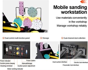 Système d'extraction <span class=keywords><strong>de</strong></span> poussière pour polisseuse <span class=keywords><strong>de</strong></span> voiture à double poste, machine <span class=keywords><strong>de</strong></span> ponçage à sec pour la réparation <span class=keywords><strong>de</strong></span> <span class=keywords><strong>carrosserie</strong></span> - Product Image 5