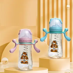 Fabrika yenidoğan bebek PPSU biberon bebek süt şişesi yumuşak silikon bebek biberon meme ile