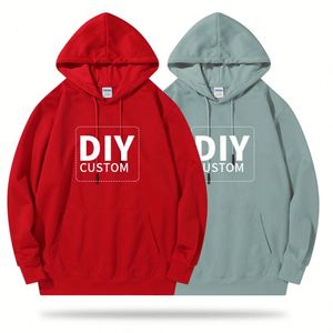 Sudadera con Capucha Personalizada con Logotipo, Gruesa, para Hombre y Mujer, de Invierno, Forro Polar, Unisex, Estilo Urbano, Térmica, Talla Grande - Product Image 1