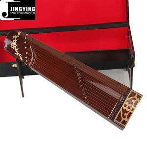 Modèle de mini guzheng en bois fait à la main Jingying Music 2024, plusieurs tailles, décoration d'intérieur, instrument, cadeau - Product Image 4