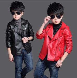 Veste en cuir pour enfants Cy12478a, vente chaude, pour filles et garçons de 2 à 15 ans - Product Image 1