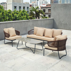 Moderno Guangdong muebles <span class=keywords><strong>de</strong></span> exterior jardín sofá patio <span class=keywords><strong>Hotel</strong></span> cuerda sofá traje muebles salón <span class=keywords><strong>de</strong></span> jardín - Product Image 4