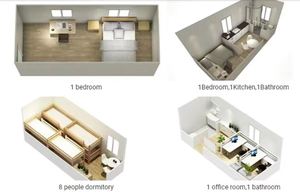 Villas de fin de semana con contenedor de envío: vida modular personalizable con fácil configuración y desmontaje - Product Image 3