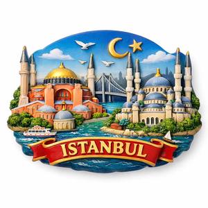Imanes de Resina 3D Personalizados de <span class=keywords><strong>Estambul</strong></span>, Turquía, Artesanía, Recuerdo de <span class=keywords><strong>Viaje</strong></span> Estoniano, Decoración del Hogar, Adornos, Estilo de Pegatina Magnética - Product Image 1