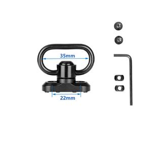 Hebilla de Liberación Rápida de 1.25 Pulgadas, Tipo Espina de Pescado, Giratoria, de Metal, para Correa de Hombro - Product Image 2