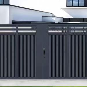 Vente directe d'usine - Porte électrique en aluminium avec design traité thermiquement - Porte coulissante et <span class=keywords><strong>portail</strong></span> <span class=keywords><strong>battant</strong></span> pour extérieur - Product Image 4