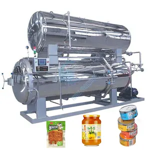 Water Spray Retort Large Industrial Autoclave Horizontal Sterilizing Machine Price For Food Product In Kenya