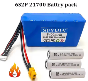 Pack de batteries de drone au lithium 6S2P 21700 8400mAh 22.2V fabriqué en Chine - Product Image 6