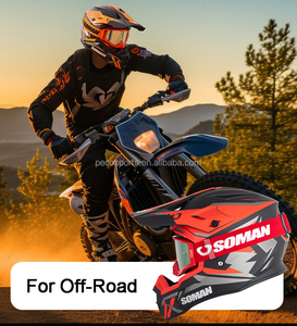 <span class=keywords><strong>Casco</strong></span> deportivo completo para motocicleta, visera extraíble, gafas con cierre magnético para adultos, <span class=keywords><strong>MTB</strong></span>, montaña, descenso, todoterreno, BMX - Product Image 5