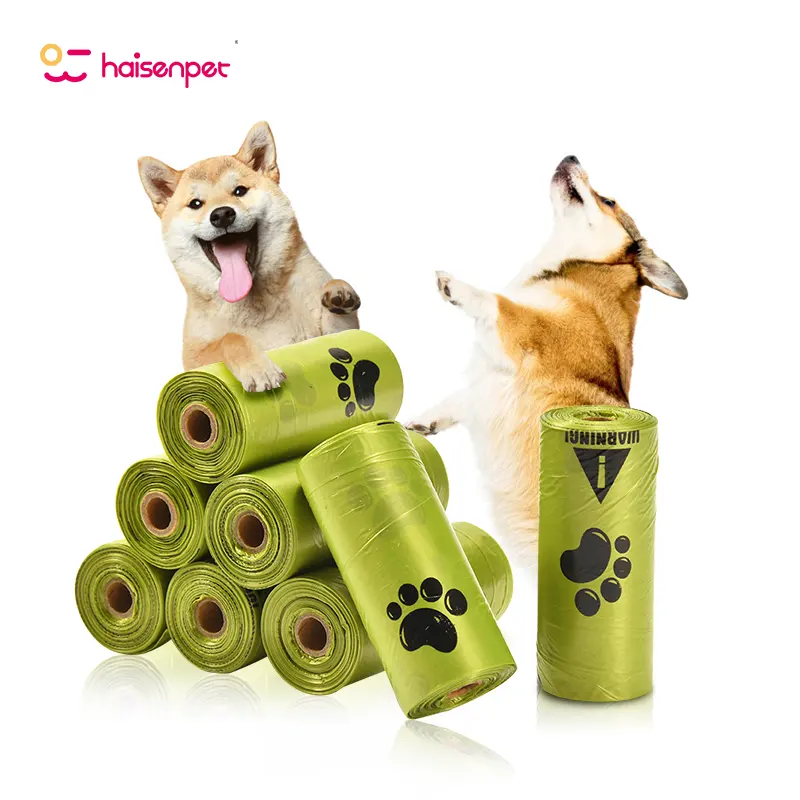 HAISENPET Factory Price Poopbags 450 540 702 800 Roll Pet Dog Pop Bags