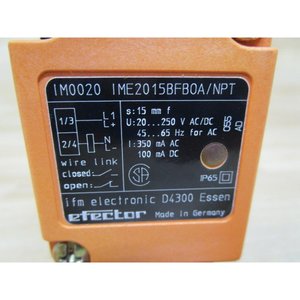 Sensor de Proximidad Inductivo Ifm Efector Ime 2015 Bfboa, 15 mm, IP65, Terminal de Tornillo, 20-250 V CA/CC - Product Image 4