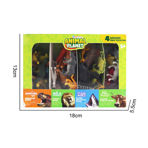 48 pcs động vật nhỏ Đồ chơi con số các loại Zoo đại dương khủng long trang trại đồ chơi động vật nhựa figurine cho trẻ em - Product Image 6