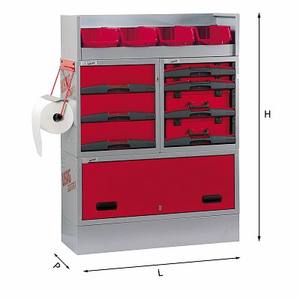 Armoire à outils USAG 5006 C1, solution de rangement polyvalente - Product Image 1