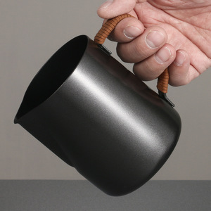 Jarras <span class=keywords><strong>de</strong></span> vapor Espresso 304SS Milk <span class=keywords><strong>Latte</strong></span> Art Pitcher Barista Cup Milk Jug Cup para Espresso, <span class=keywords><strong>Latte</strong></span> Art, Hot Chocolate - Product Image 2