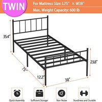 Lit pliant personnalisé en fer forgé au design moderne, cadre en fer forgé doublement épaissi pour enfants, lit simple pour location d'appartement